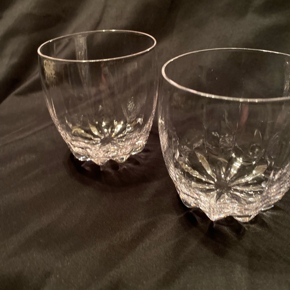 Gorgeous Double Old Fashioned Park Lane by MIKASA Glasses Set of 2 RARE - Picture 4 of 9